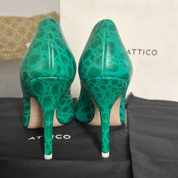 ATTICO green croc pumps - Picture 7 of 7